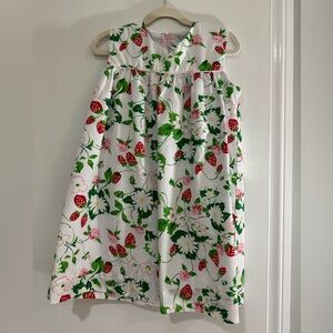 The Beaufort Bonnet Floral and Strawberry Print Jumper; size 8